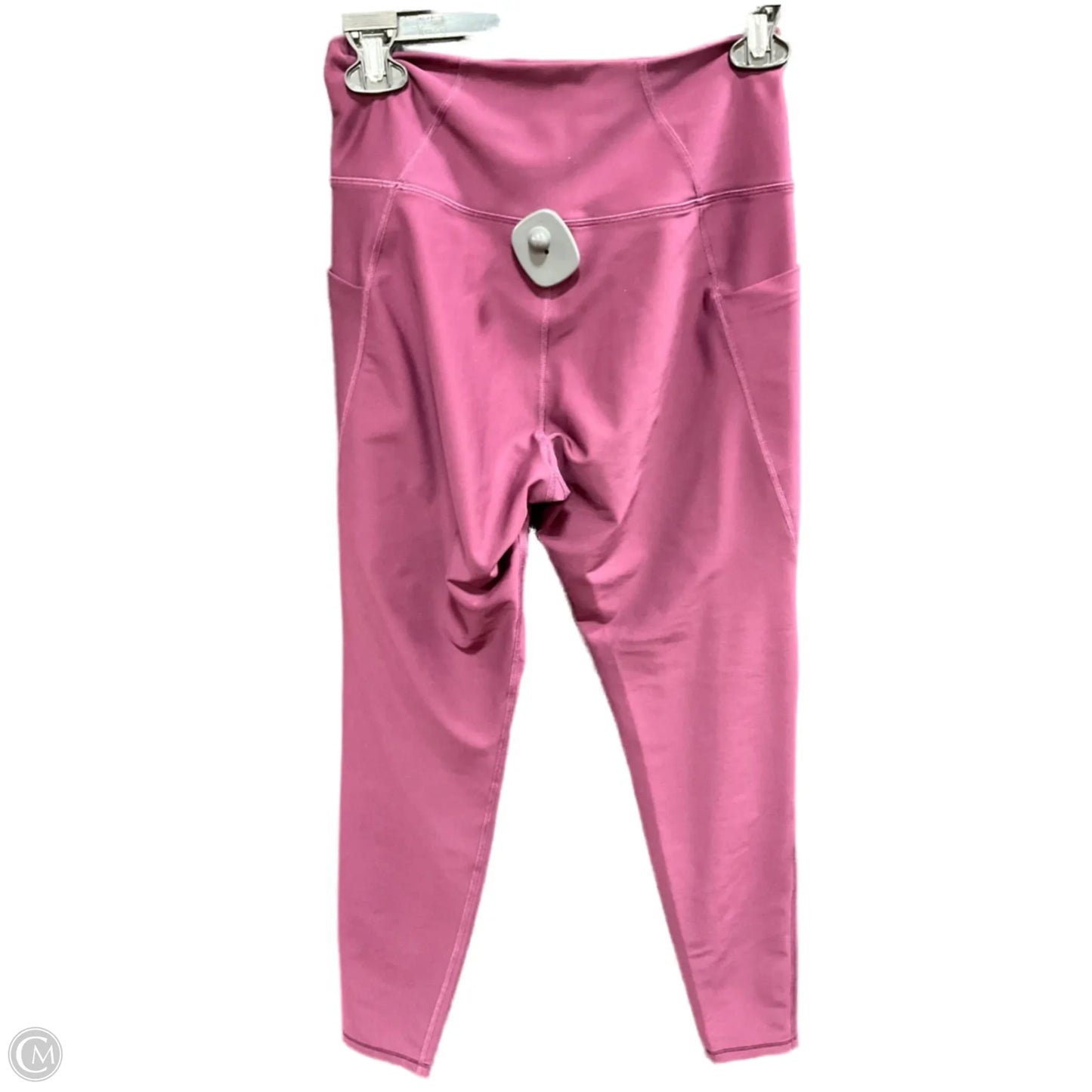 Athletic Leggings By Kinesis In Maroon, Size: M