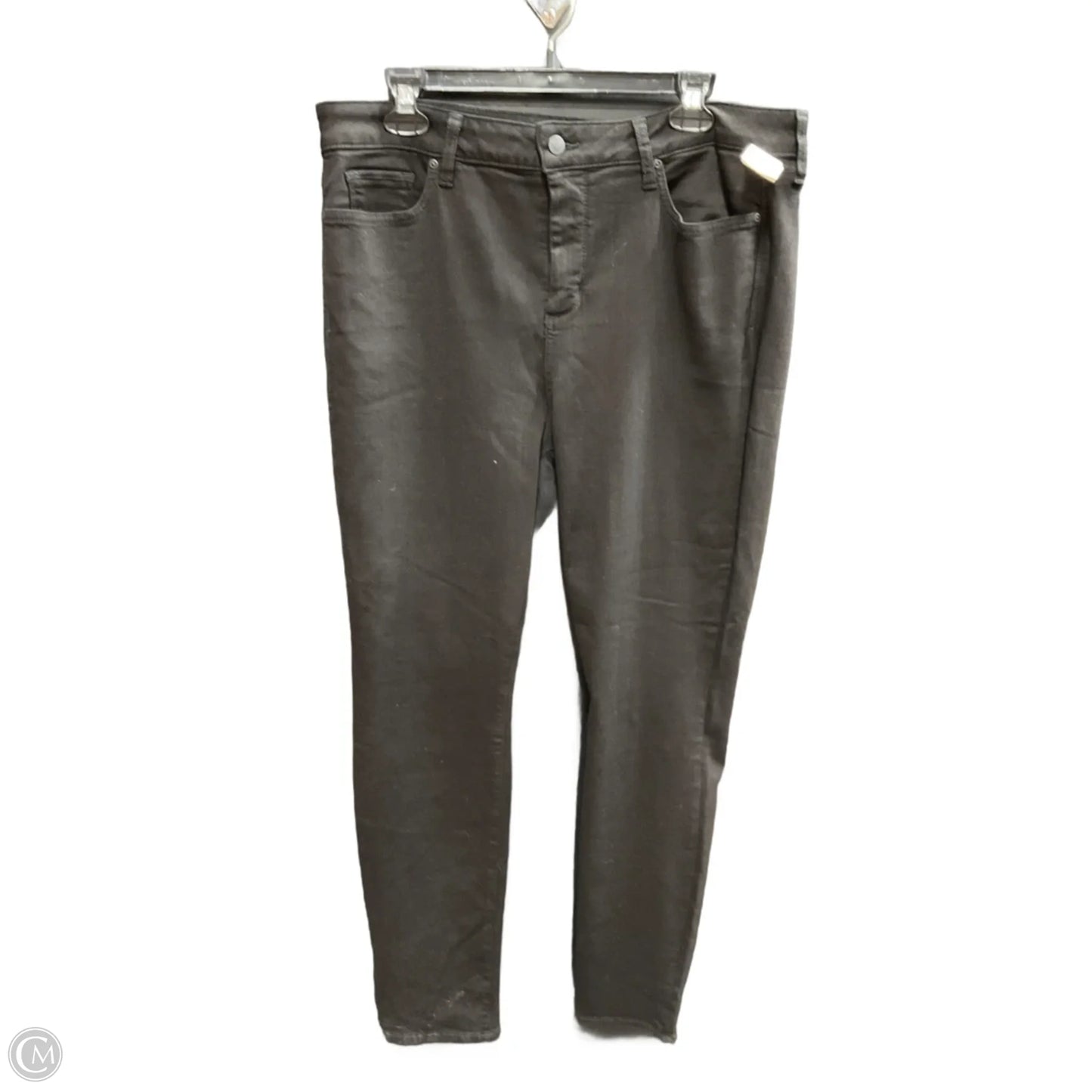 Jeans Skinny By Not Your Daughters Jeans In Black Denim, Size: 18