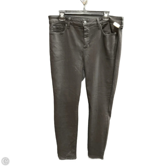 Jeans Skinny By Not Your Daughters Jeans In Black Denim, Size: 18