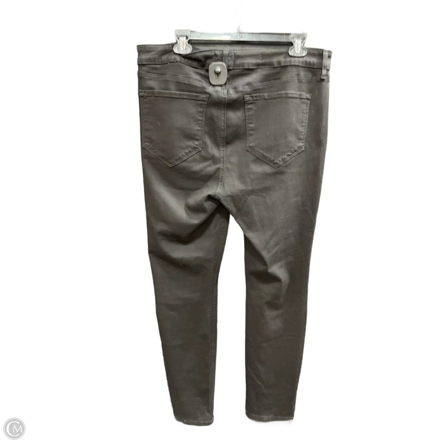 Jeans Skinny By Not Your Daughters Jeans In Black Denim, Size: 18