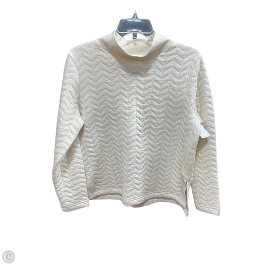 Top Long Sleeve By St Johns Bay In White, Size: M