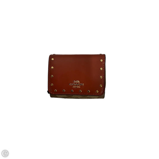 Wallet Designer By Coach, Size: Small
