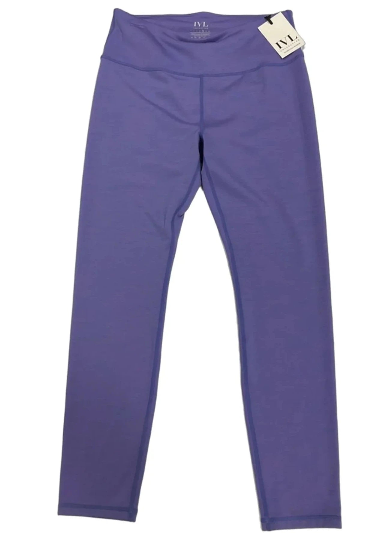 Athletic Leggings By Ivl Collective In Purple, Size: 10