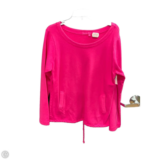 Sweatshirt Crewneck By Fresh Produce In Pink, Size: M