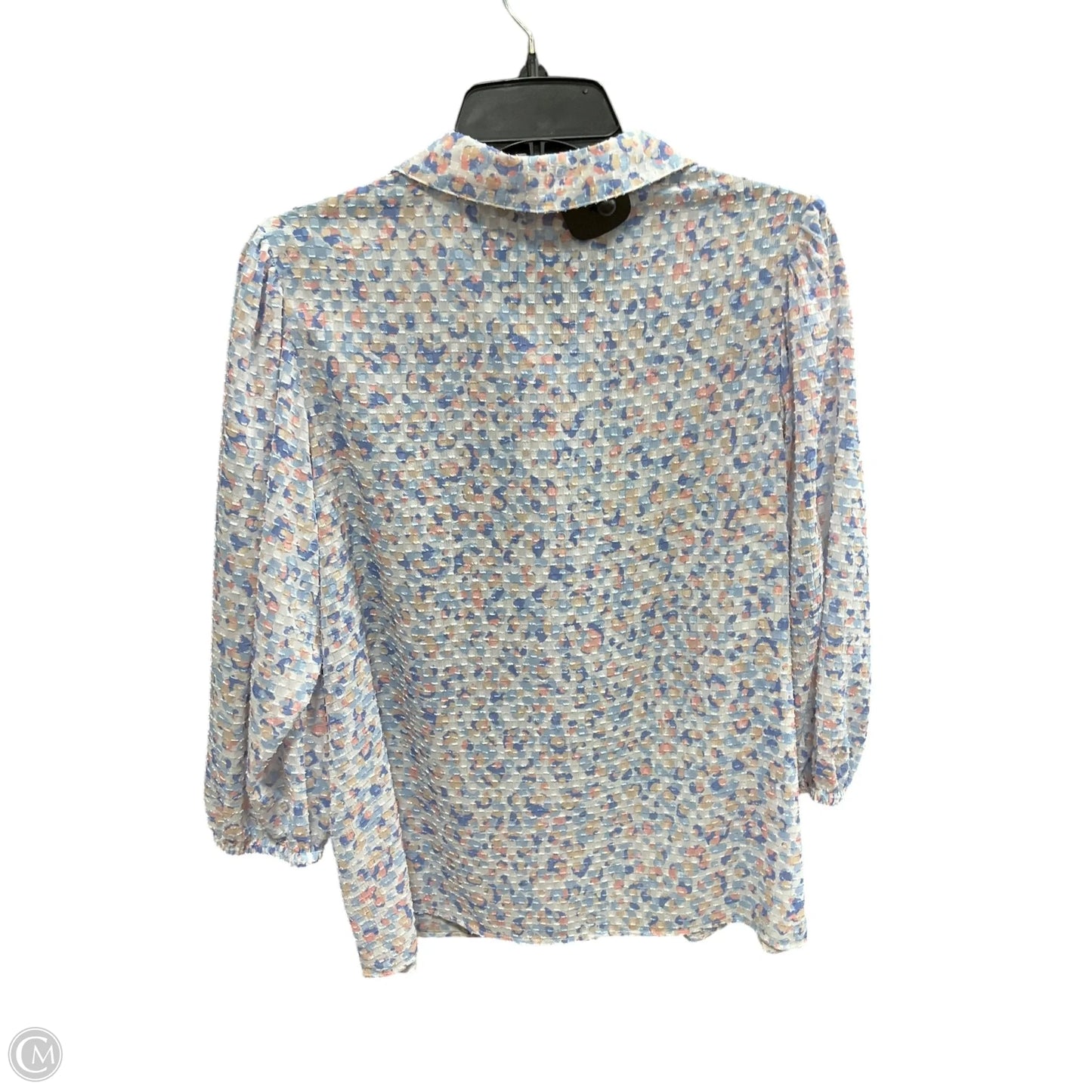 Blouse 3/4 Sleeve By Nanette By Nanette Lepore In Multi-colored, Size: L
