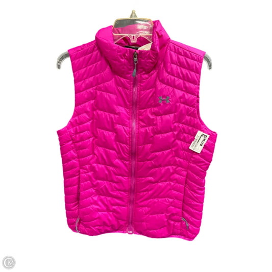 Vest Puffer & Quilted By Under Armour In Pink, Size: M