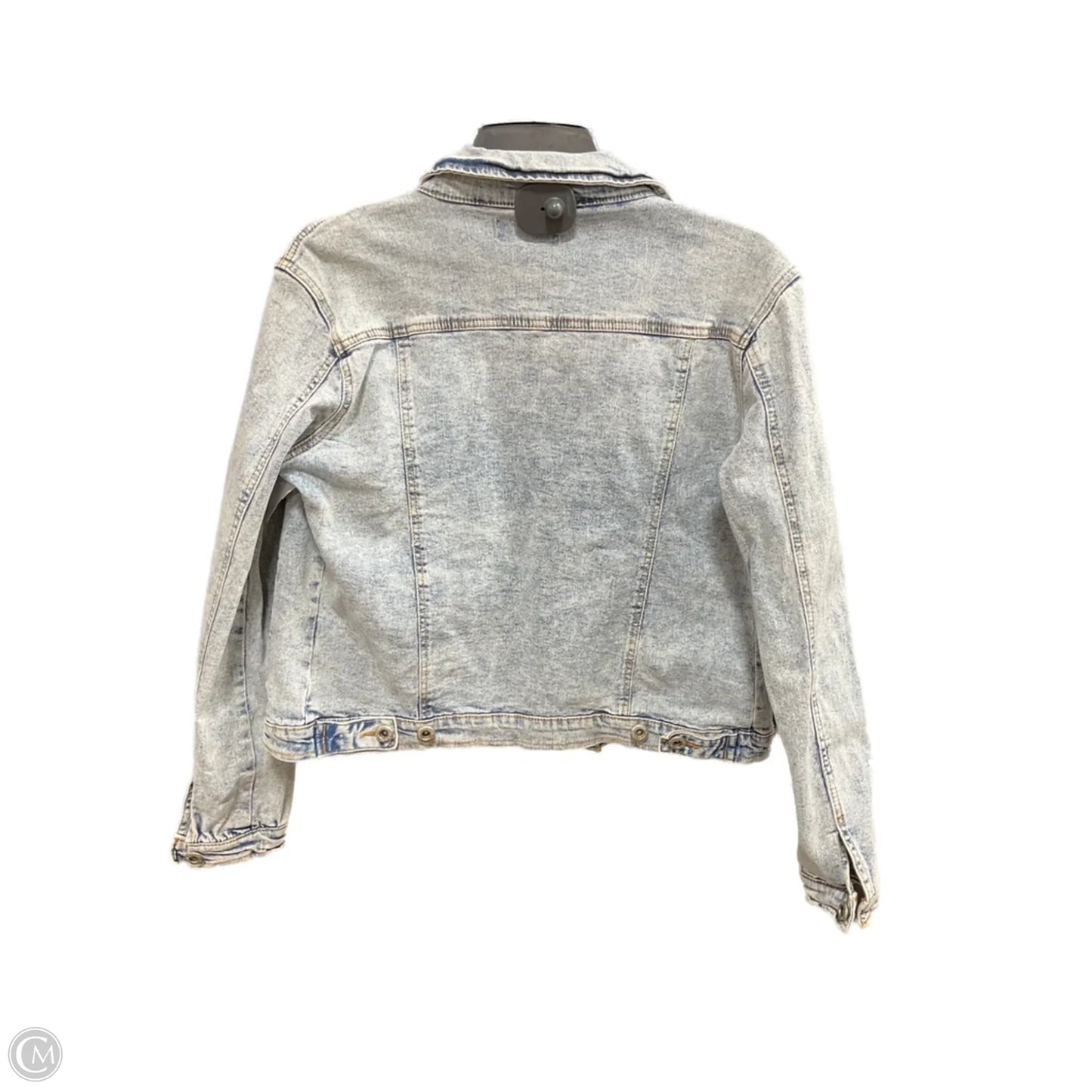 Jacket Denim By Clothes Mentor In Blue Denim, Size: S