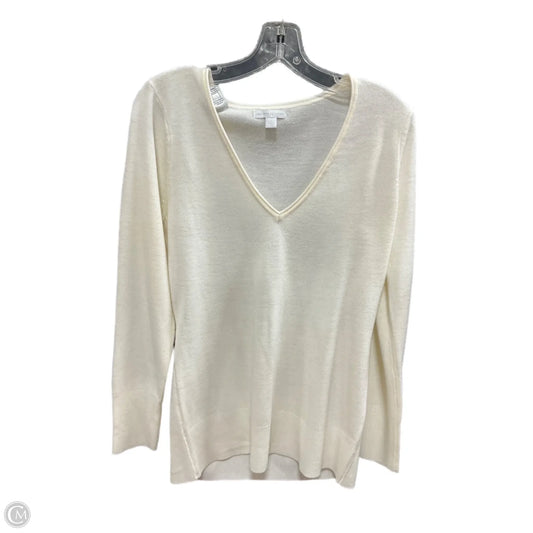 Top Long Sleeve By New York And Co In Cream, Size: M