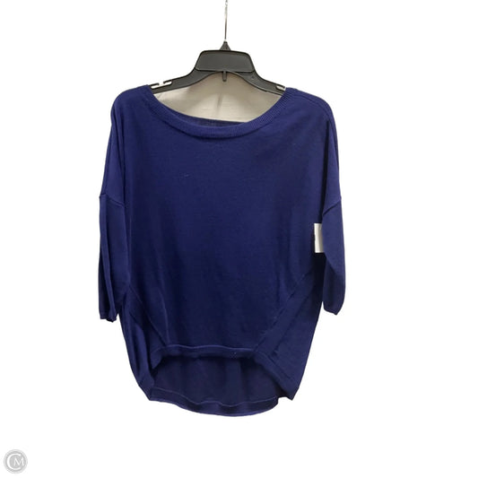 Top Long Sleeve By Express In Blue, Size: Xs