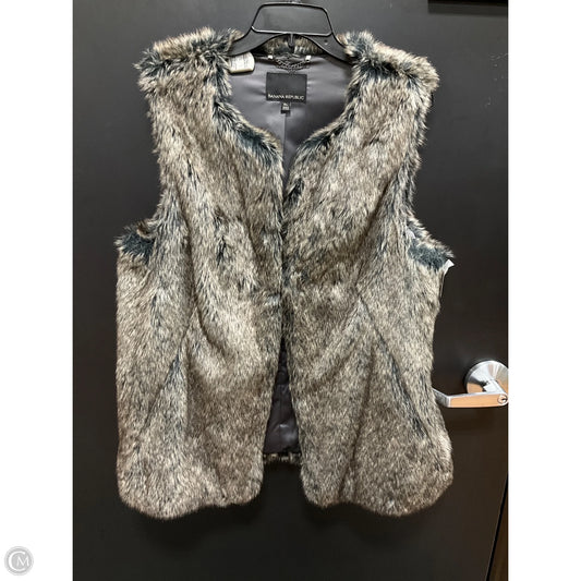 Vest Faux Fur & Sherpa By Banana Republic In Beige, Size: Xl
