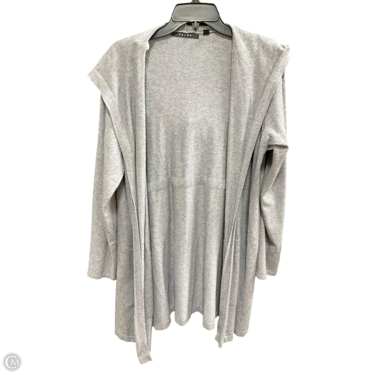 Cardigan By Cyrus In Grey, Size: 1x