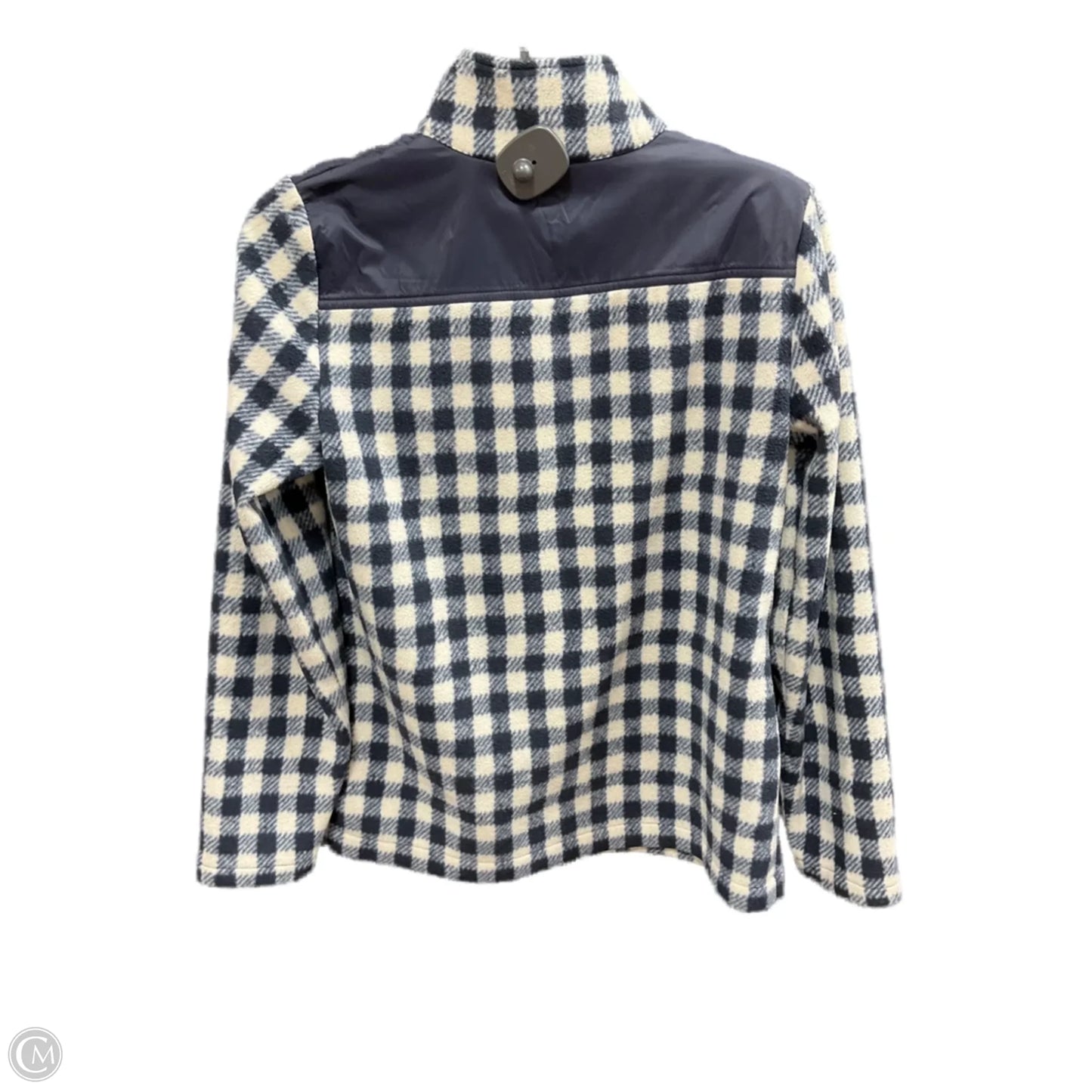 Top Long Sleeve By Talbots In Plaid Pattern, Size: S