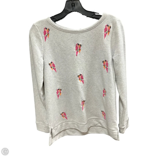 Sweatshirt Crewneck By Talbots In Grey, Size: Xs