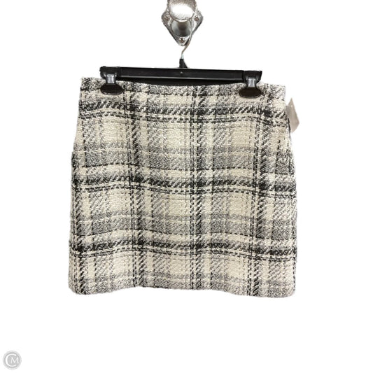Skirt Mini & Short By Loft In Black & White, Size: 6