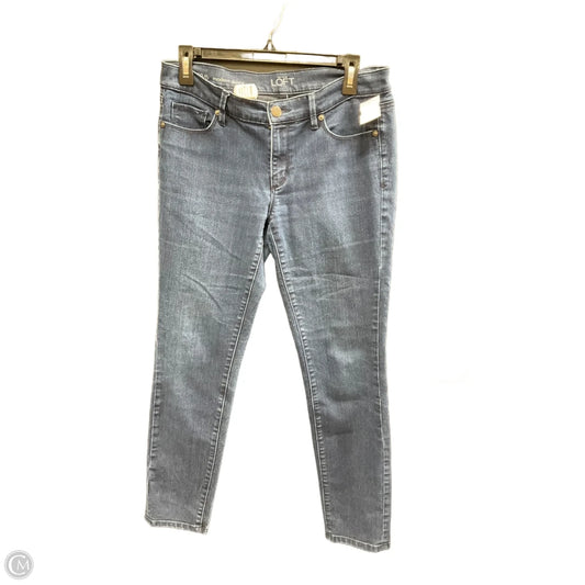Jeans Skinny By Loft In Blue Denim, Size: 6