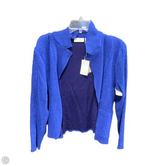 Cardigan By Chicos In Blue, Size: Xl