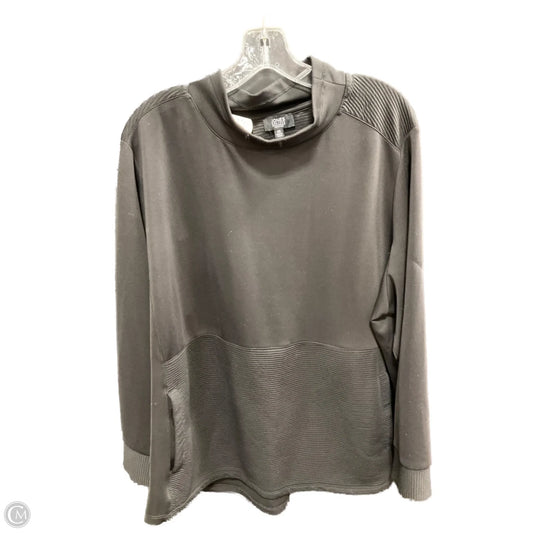 Top Long Sleeve By Jones New York In Black, Size: 3x