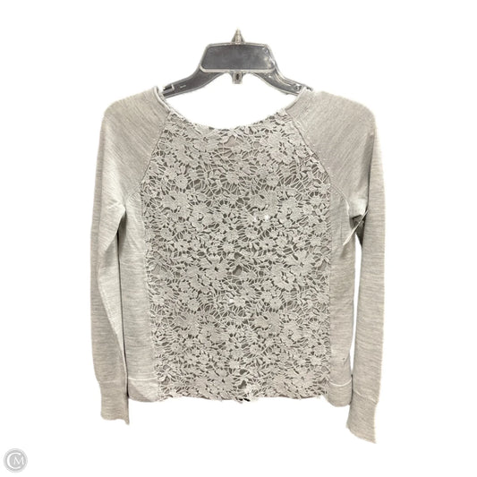 Top Long Sleeve By J. Crew In Grey, Size: Xs