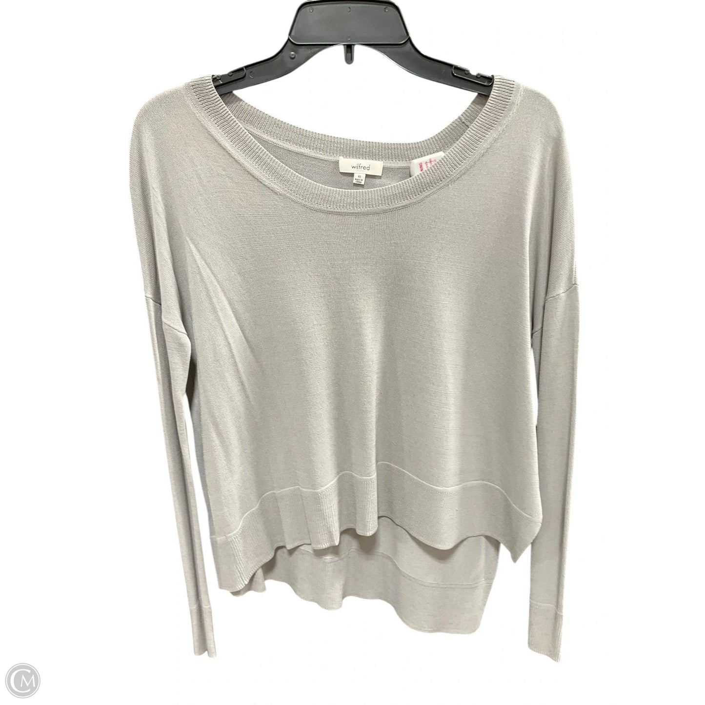 Top Long Sleeve By Wilfred In Grey, Size: Xs