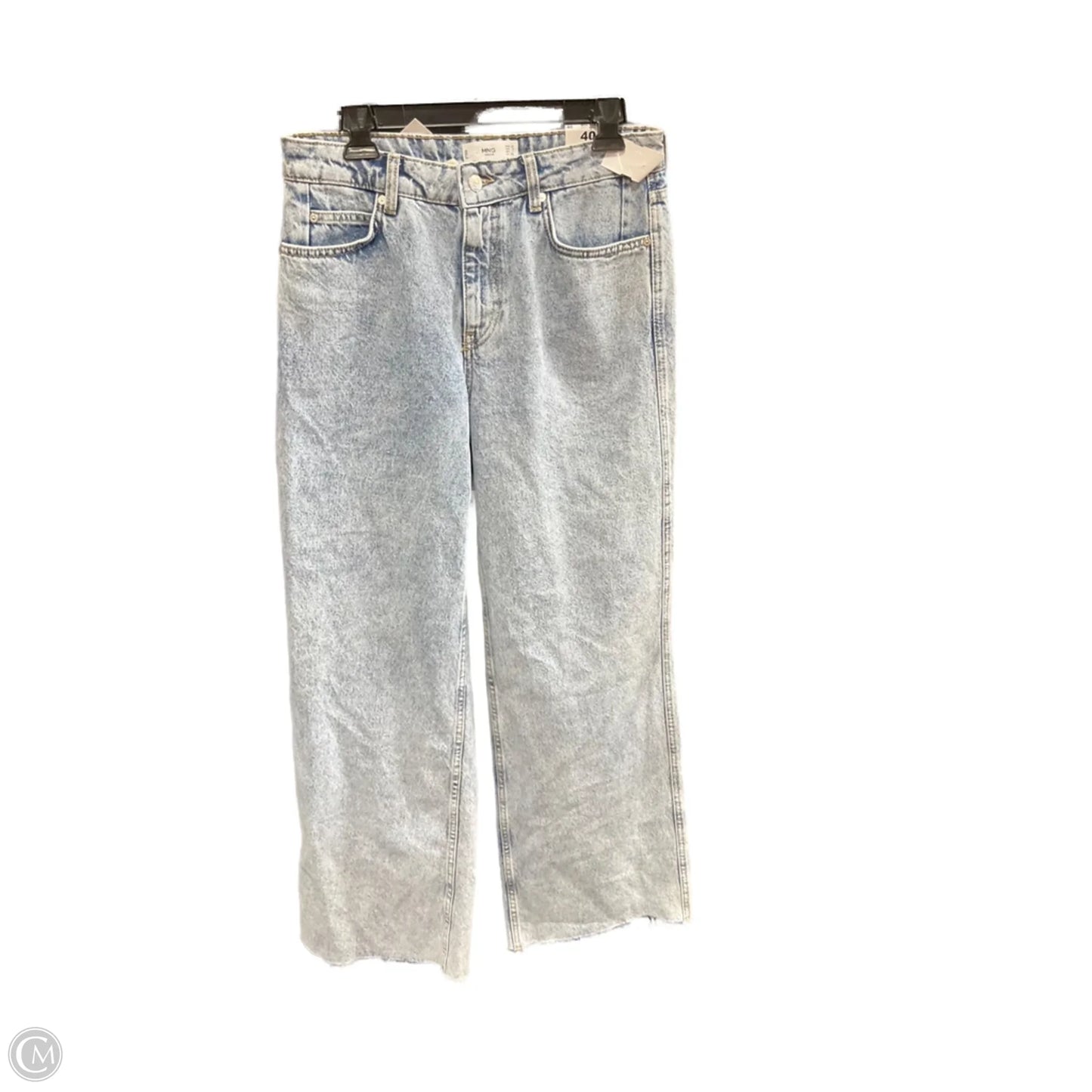 Jeans Wide Leg By Mng In Blue Denim, Size: 8