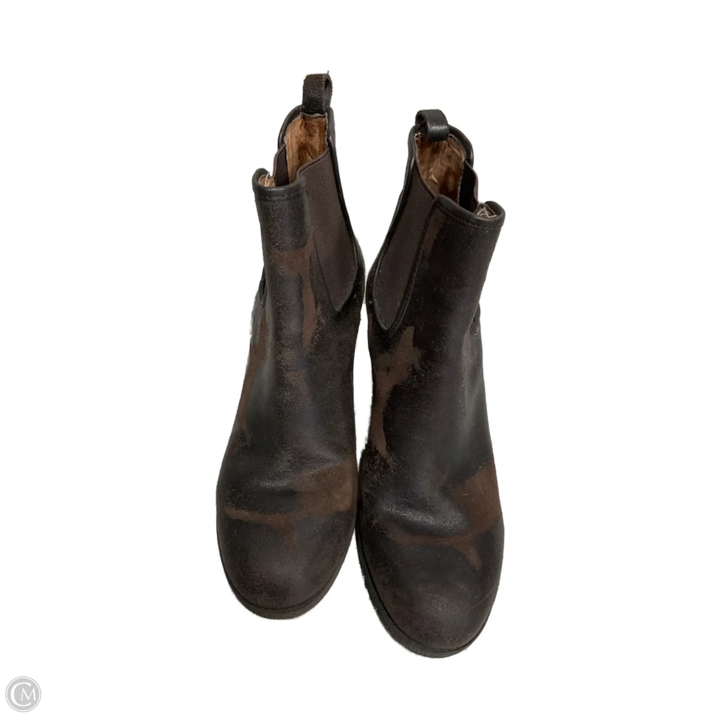 Boots Ankle Heels By Donald Pliner In Brown, Size: 8.5