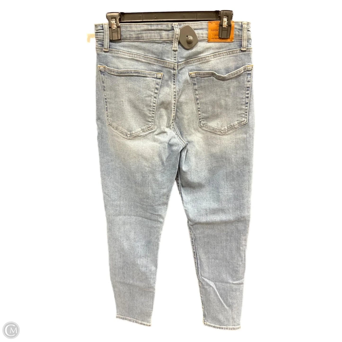Jeans Skinny By Lucky Brand In Blue Denim, Size: 10