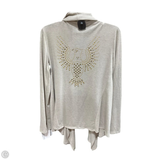 Cardigan By Wrangler In Beige, Size: L
