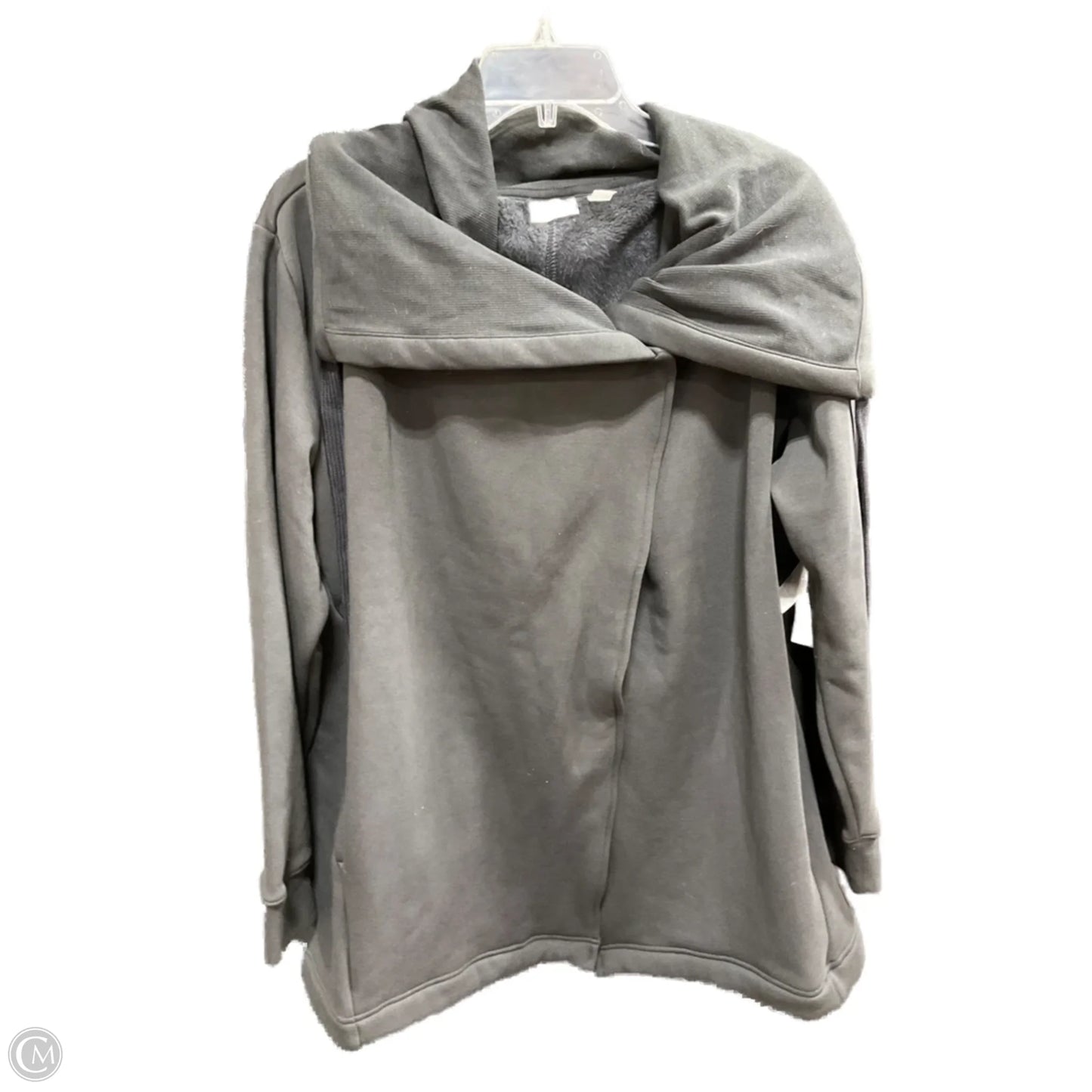Athletic Sweatshirt Hoodie By Zella In Black, Size: L