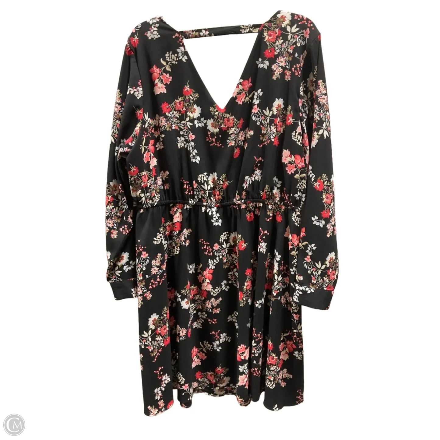 Dress Casual Midi By Loft In Floral Print, Size: 18