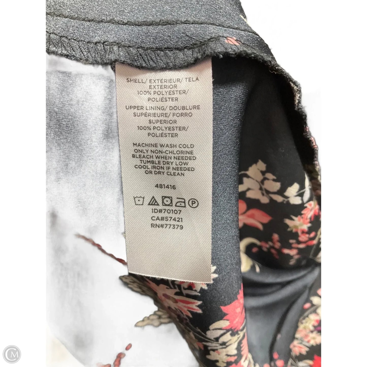 Dress Casual Midi By Loft In Floral Print, Size: 18