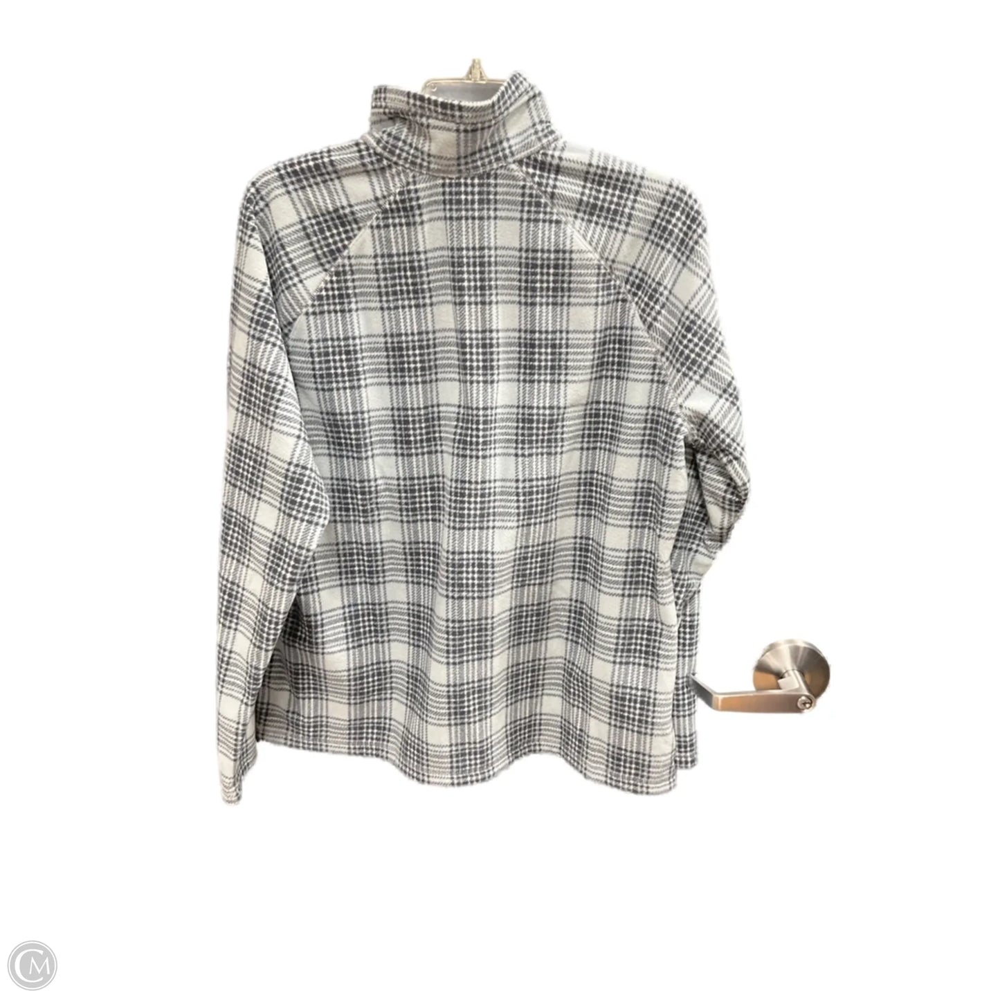 Top Long Sleeve By Eddie Bauer In Plaid Pattern, Size: Xl