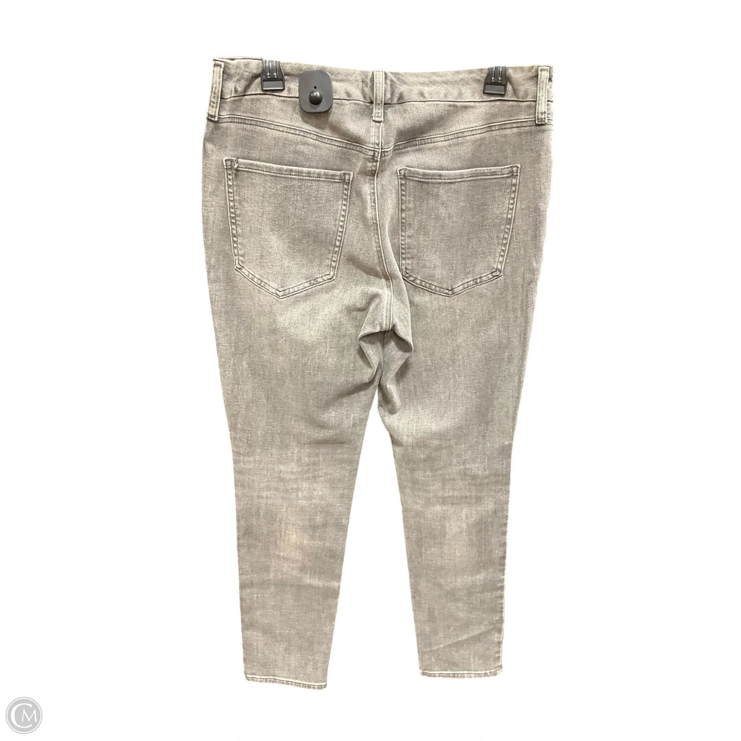 Jeans Skinny By Express In Grey Denim, Size: L