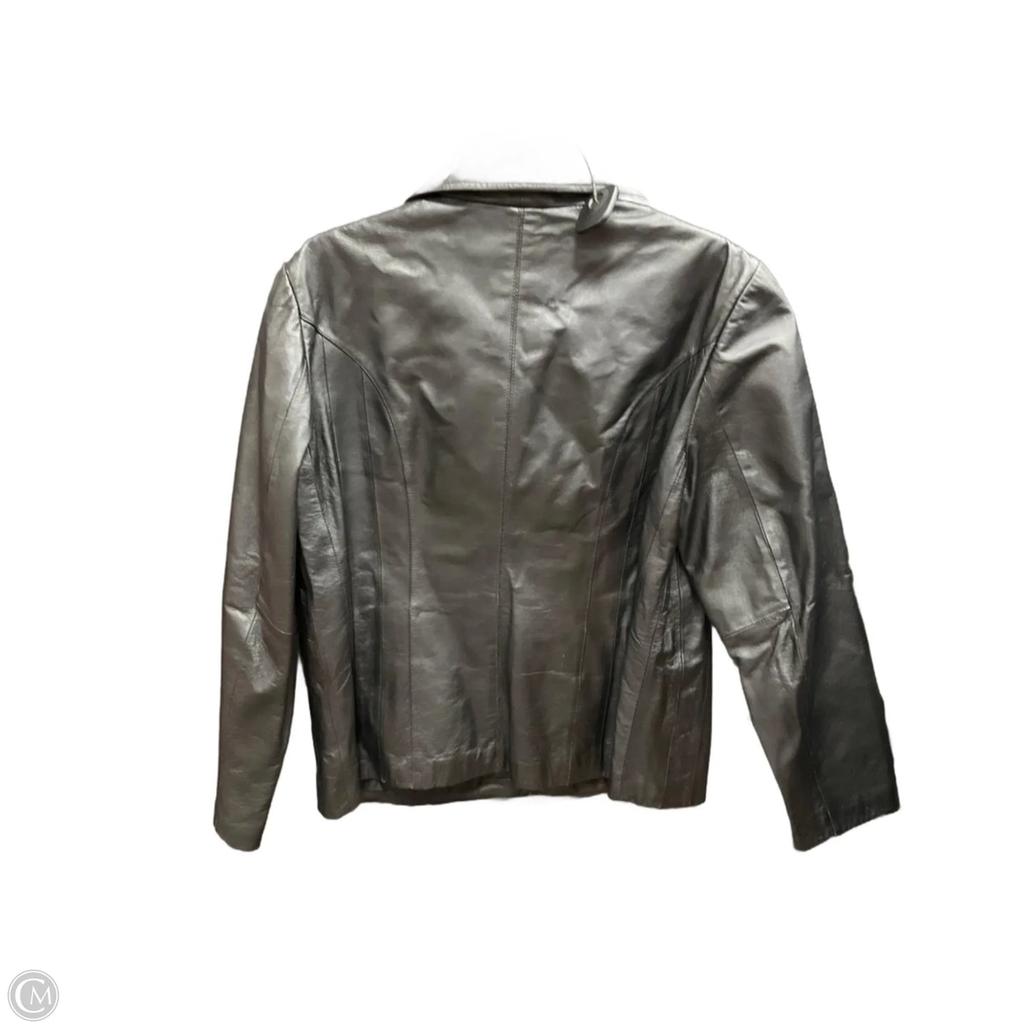 Jacket Leather By East 5th In Black, Size: Lp