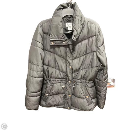 Coat Puffer & Quilted By St Johns Bay In Black, Size: L