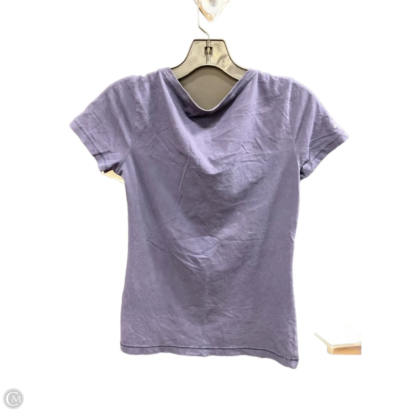 Athletic Top Short Sleeve By Under Armour In Blue, Size: S