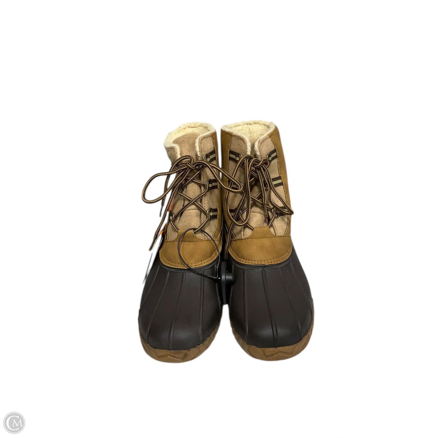 Boots Snow By Sporto In Brown, Size: 10