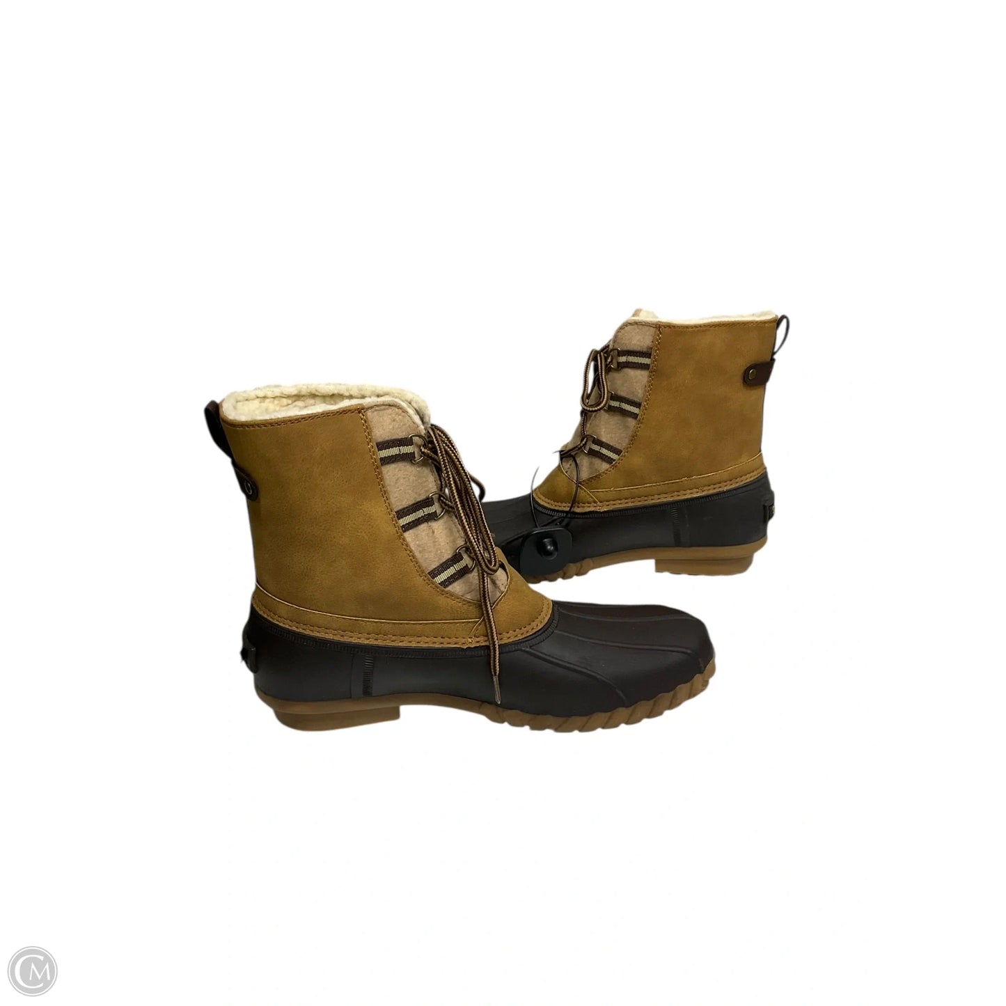 Boots Snow By Sporto In Brown, Size: 10