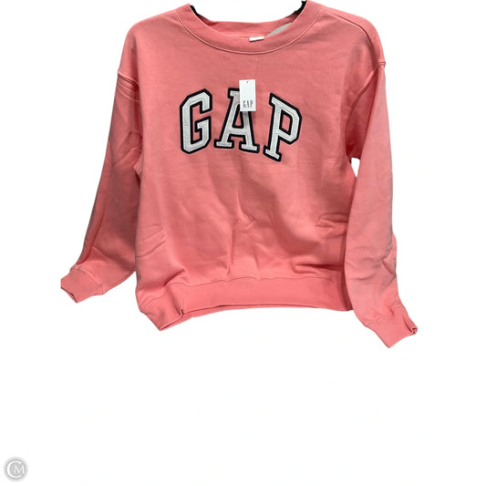 Sweatshirt Crewneck By Gap In Pink, Size: S