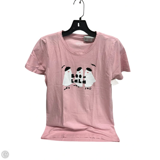 Top Short Sleeve By J. Crew In Pink, Size: S