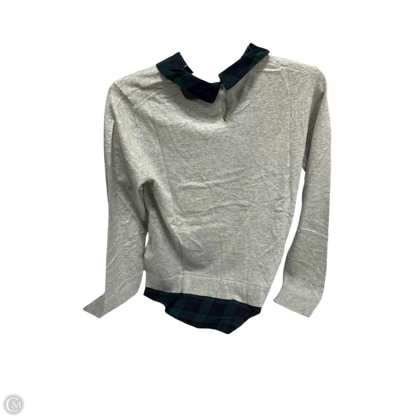 Top Long Sleeve By J. Crew In Grey, Size: S