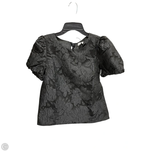 Top Short Sleeve By J. Crew In Black, Size: Xs
