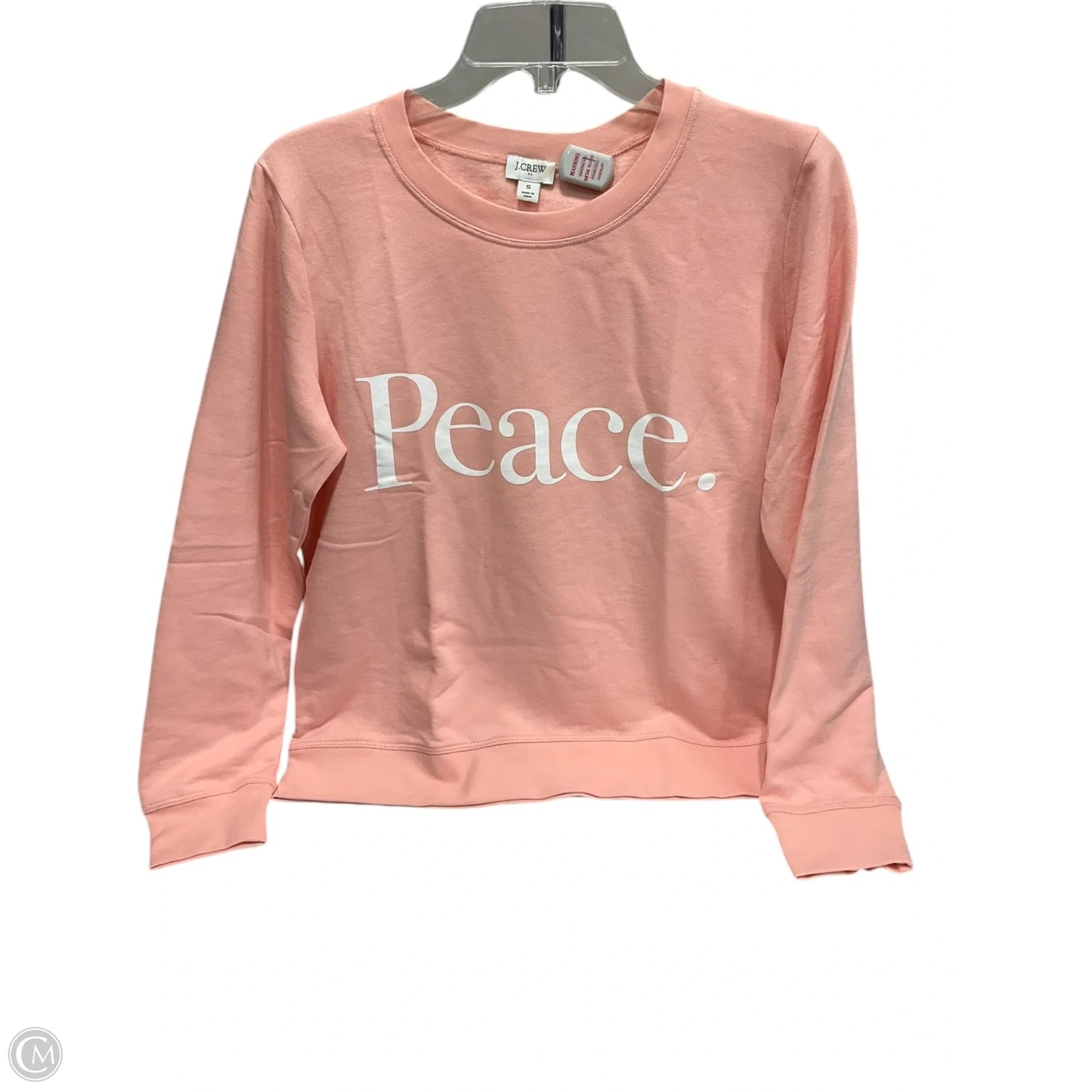 Top Long Sleeve By J. Crew In Pink, Size: S
