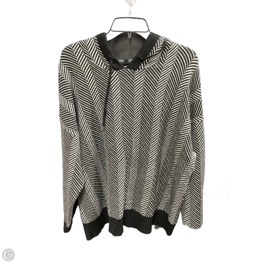 Sweater By Joie In Black & Cream, Size: 1x