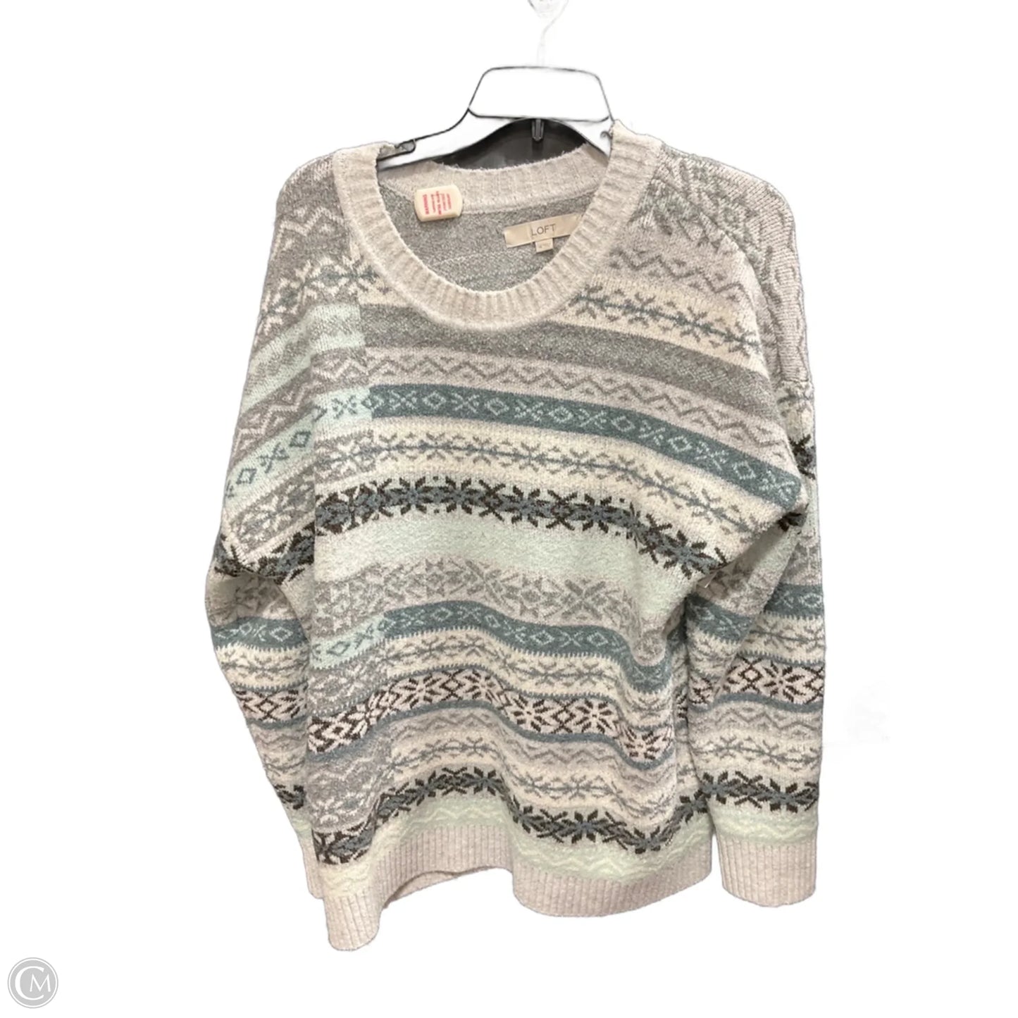 Sweater By Loft In Teal, Size: Xl
