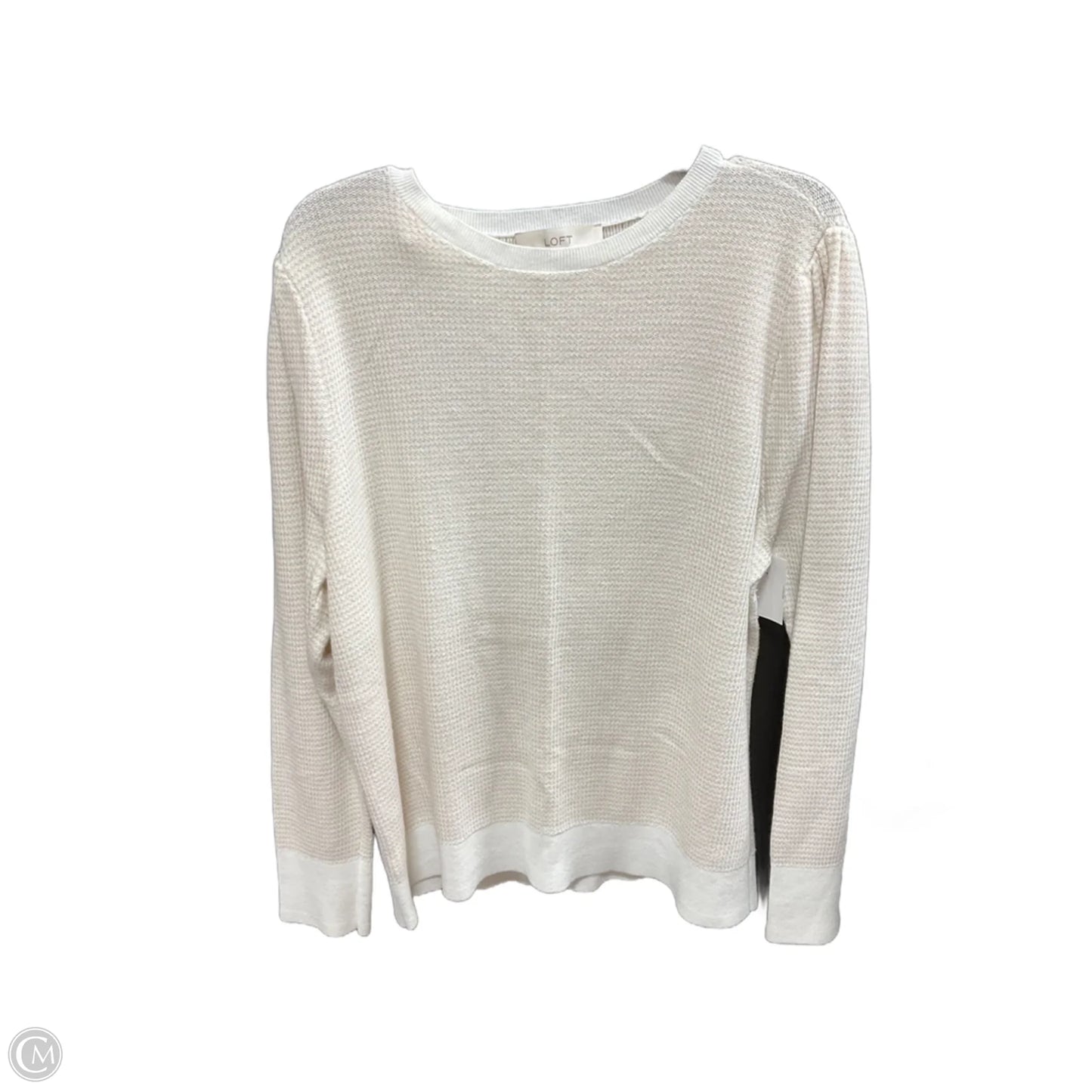 Top Long Sleeve By Loft In Beige, Size: Xxl