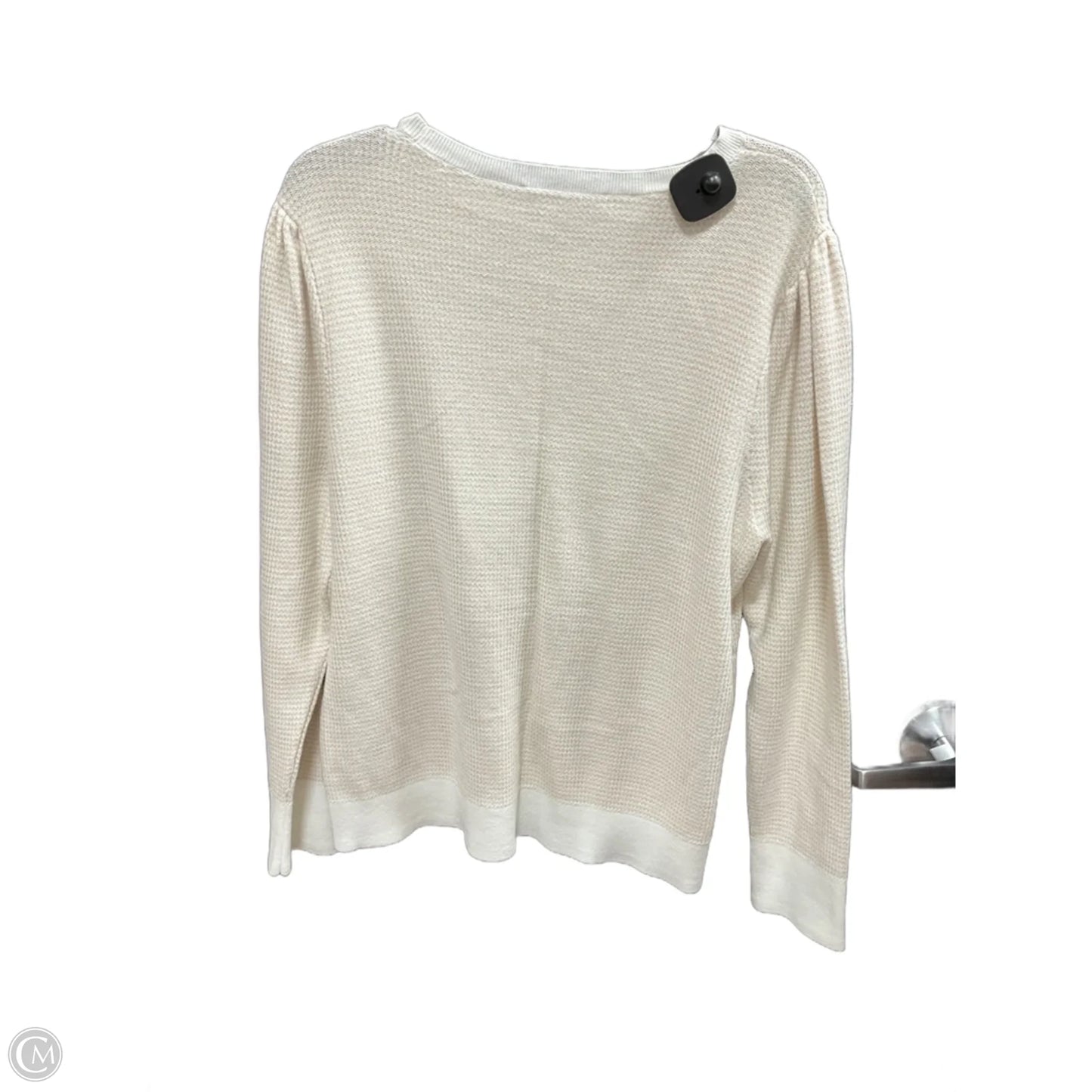 Top Long Sleeve By Loft In Beige, Size: Xxl