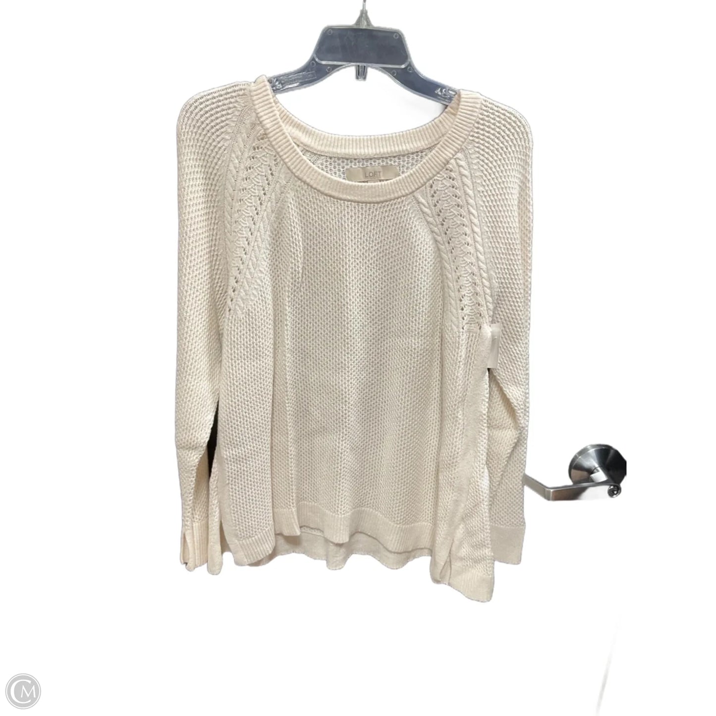 Top Long Sleeve By Loft In Beige, Size: Xl