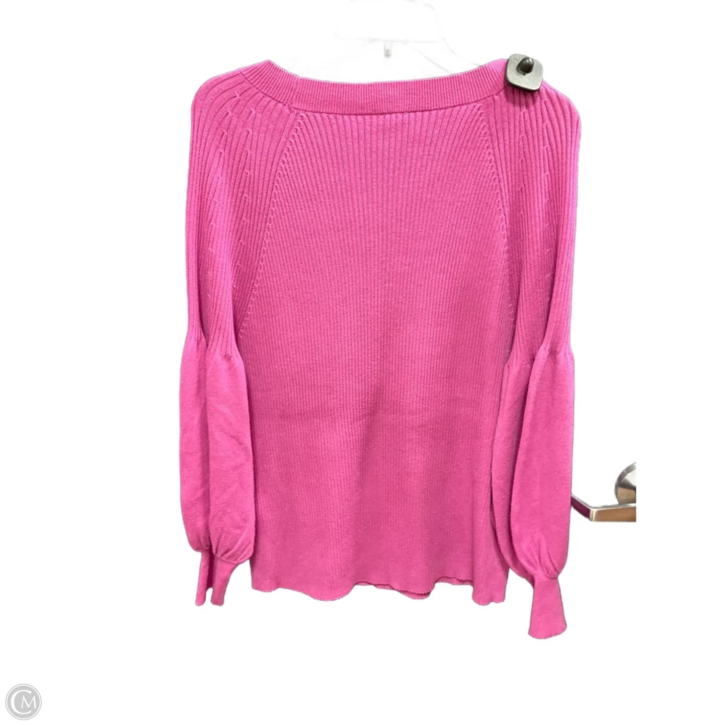 Top Long Sleeve By Chicos In Pink, Size: Xxl
