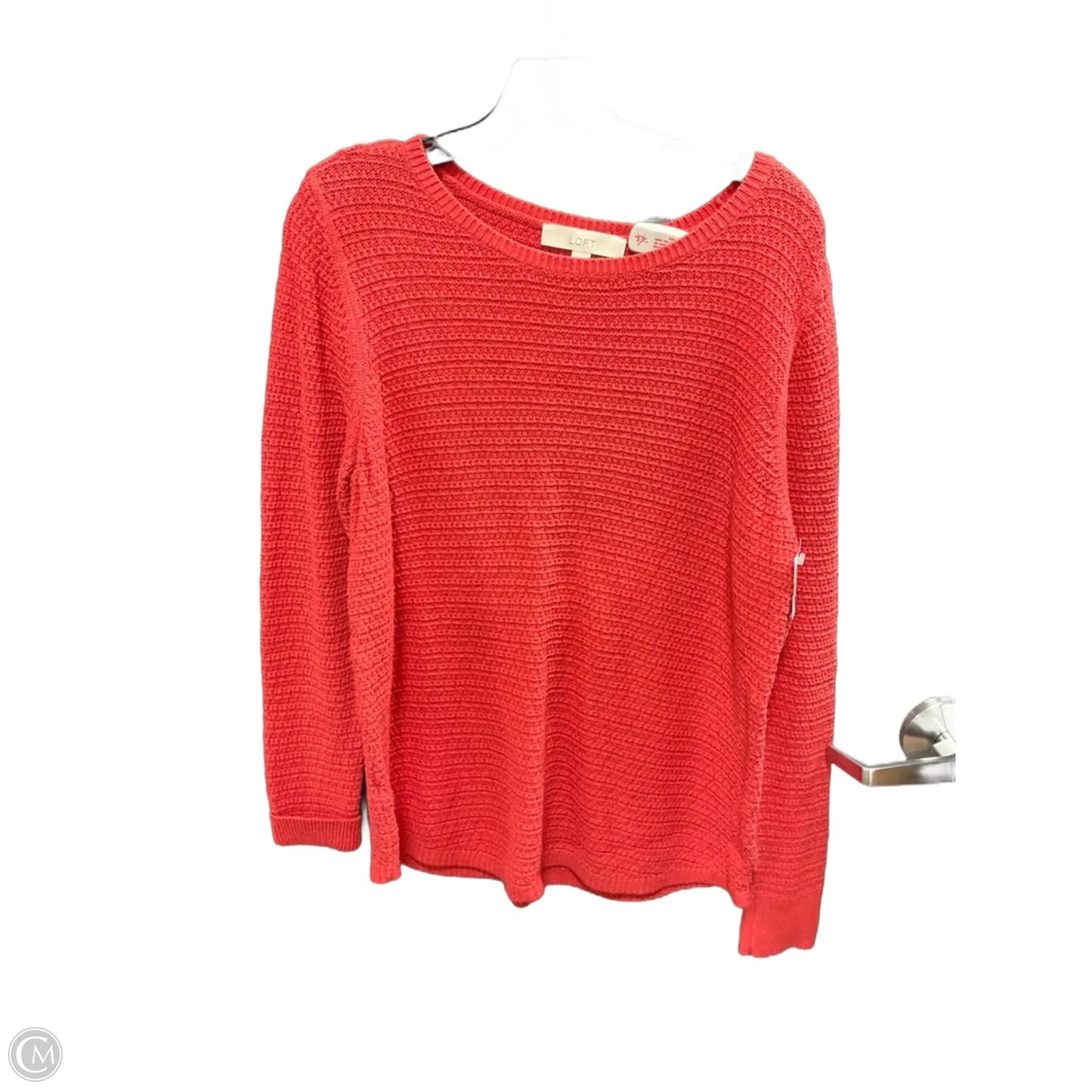 Sweater By Loft In Orange, Size: Xl