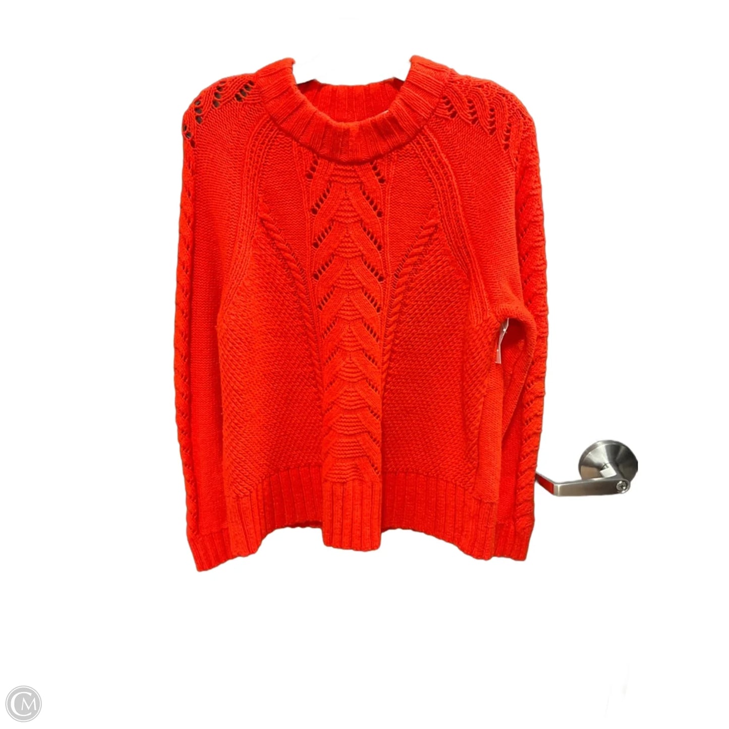 Sweater By Loft In Orange, Size: Xl